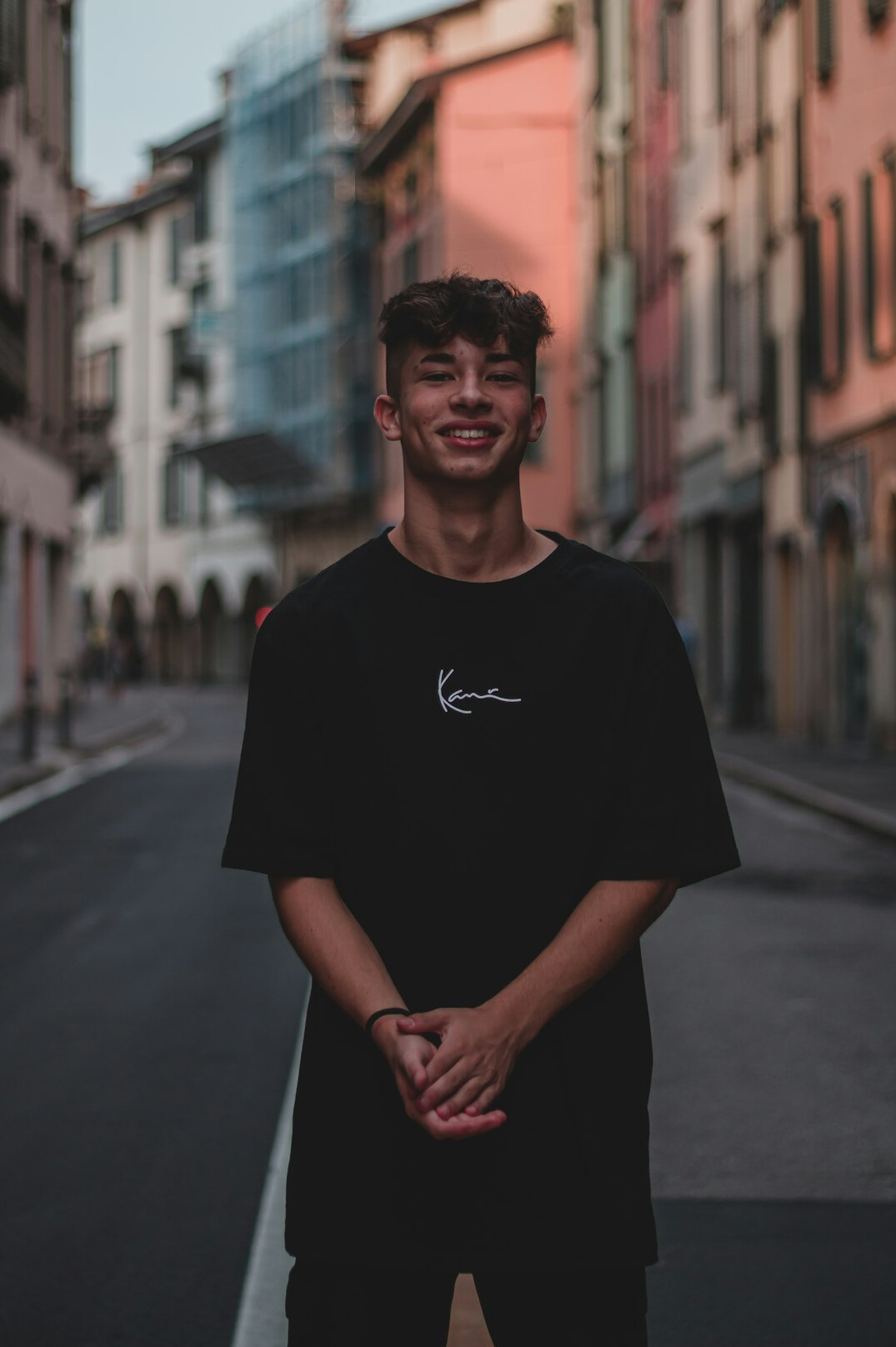 Portrait of a smiling Belgian man in work clothes